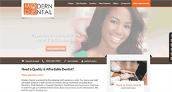 Desktop Screenshot of moderndentalatlanta.com